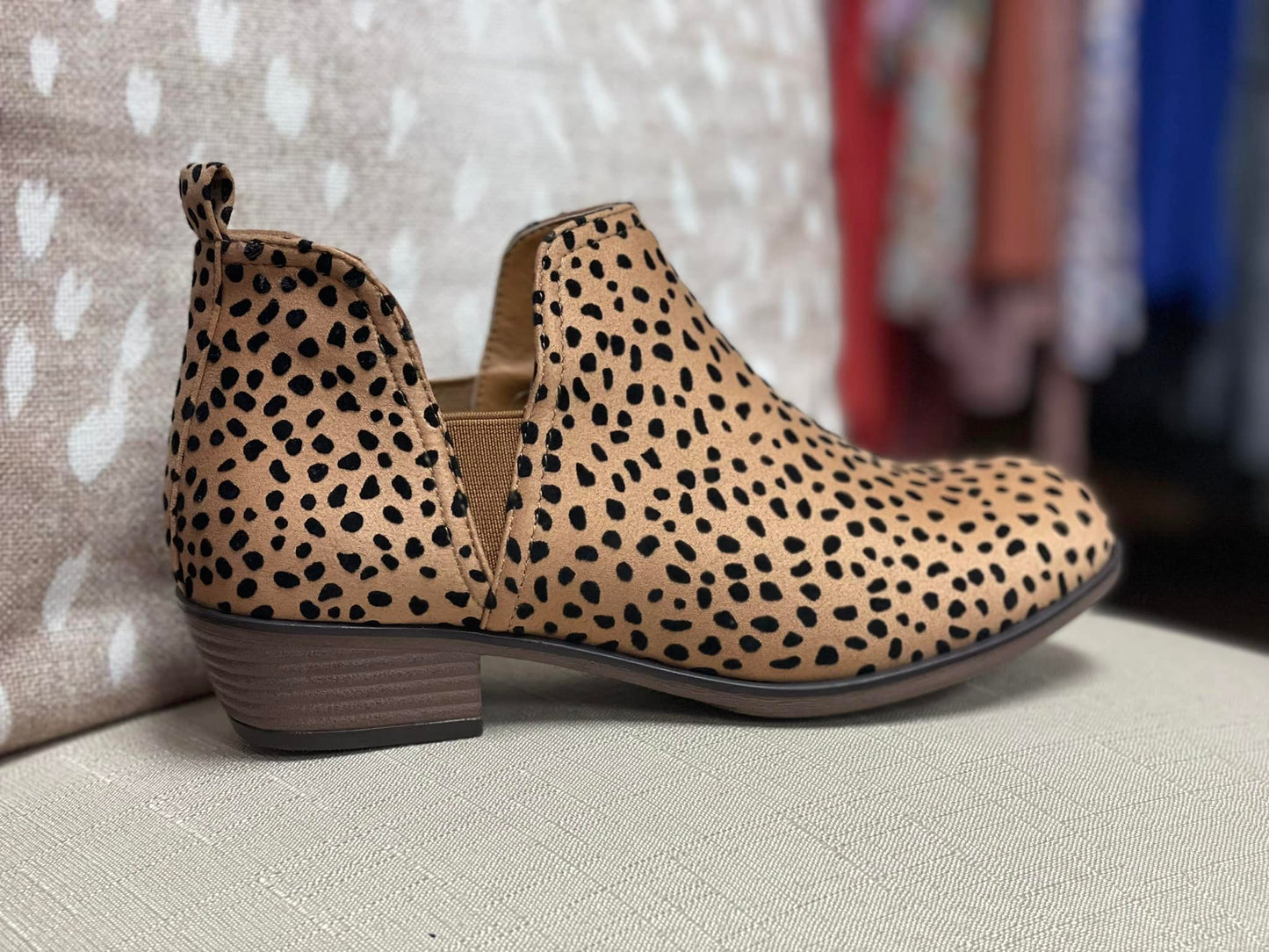 PD Kenzie Booties - Cheetah 5.5