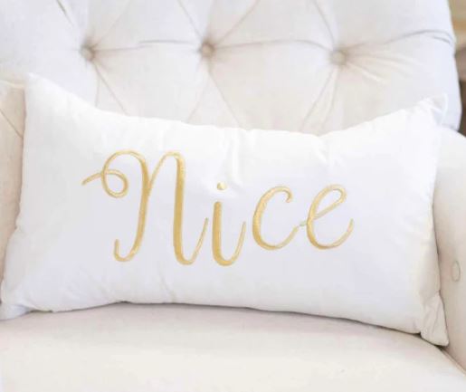 TRS Naughty/Nice Pillow