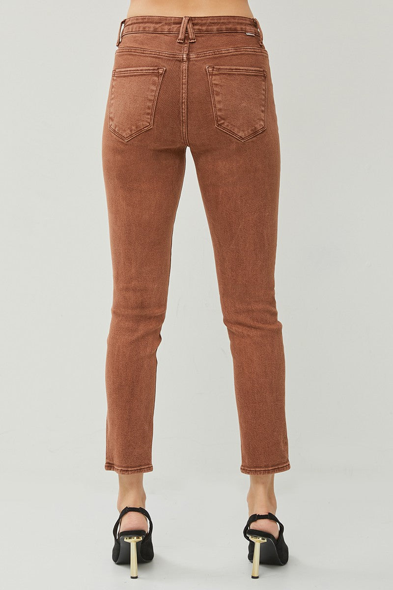 RJ High Rise Skinny - Espresso