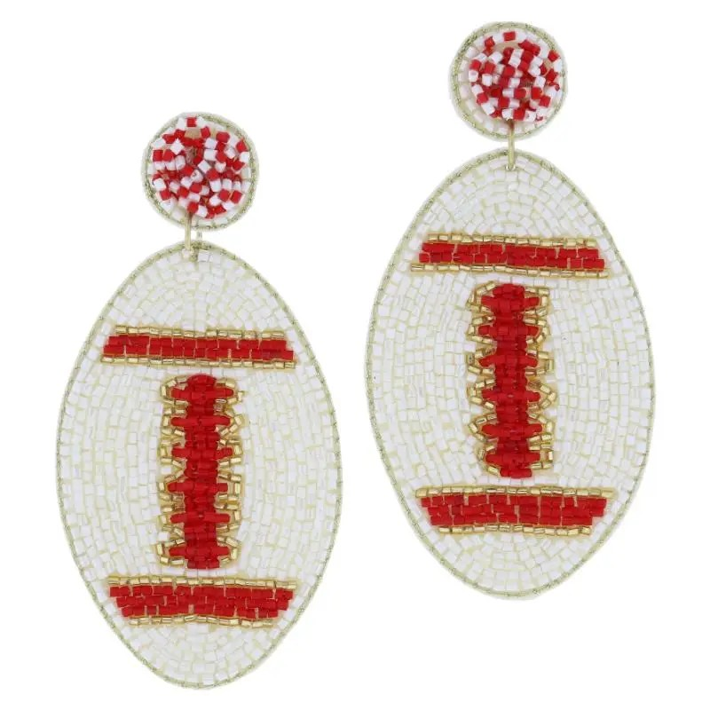 JM Football Earrings