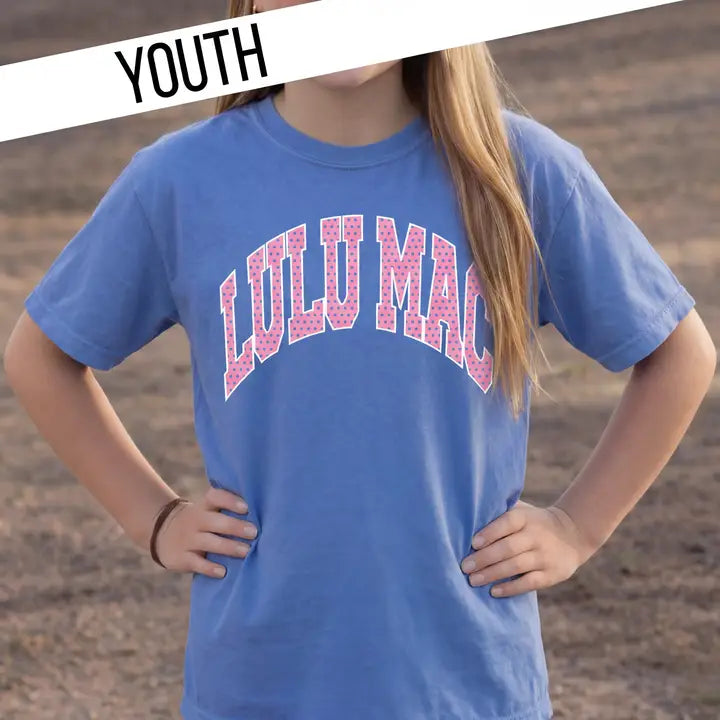 LULU MAC Youth Flo Blu with Dots