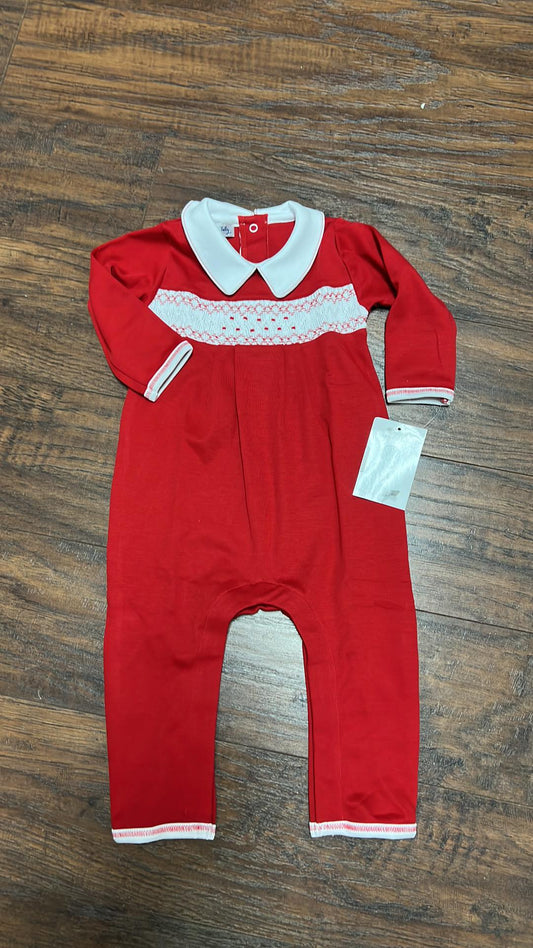 MB Cora Cooper Smocked Playsuit