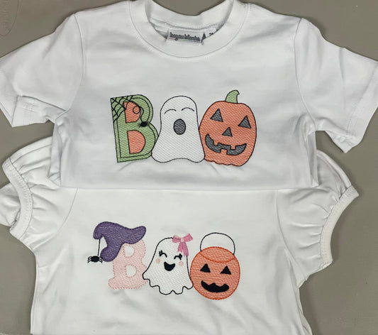 Sketch Stitch Shirt - Boo