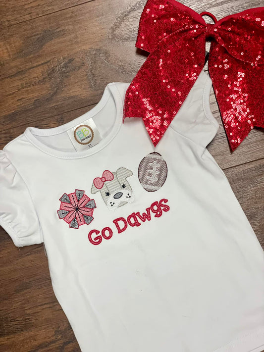 Sketch Stitch Shirt - Girl Go Dawgs