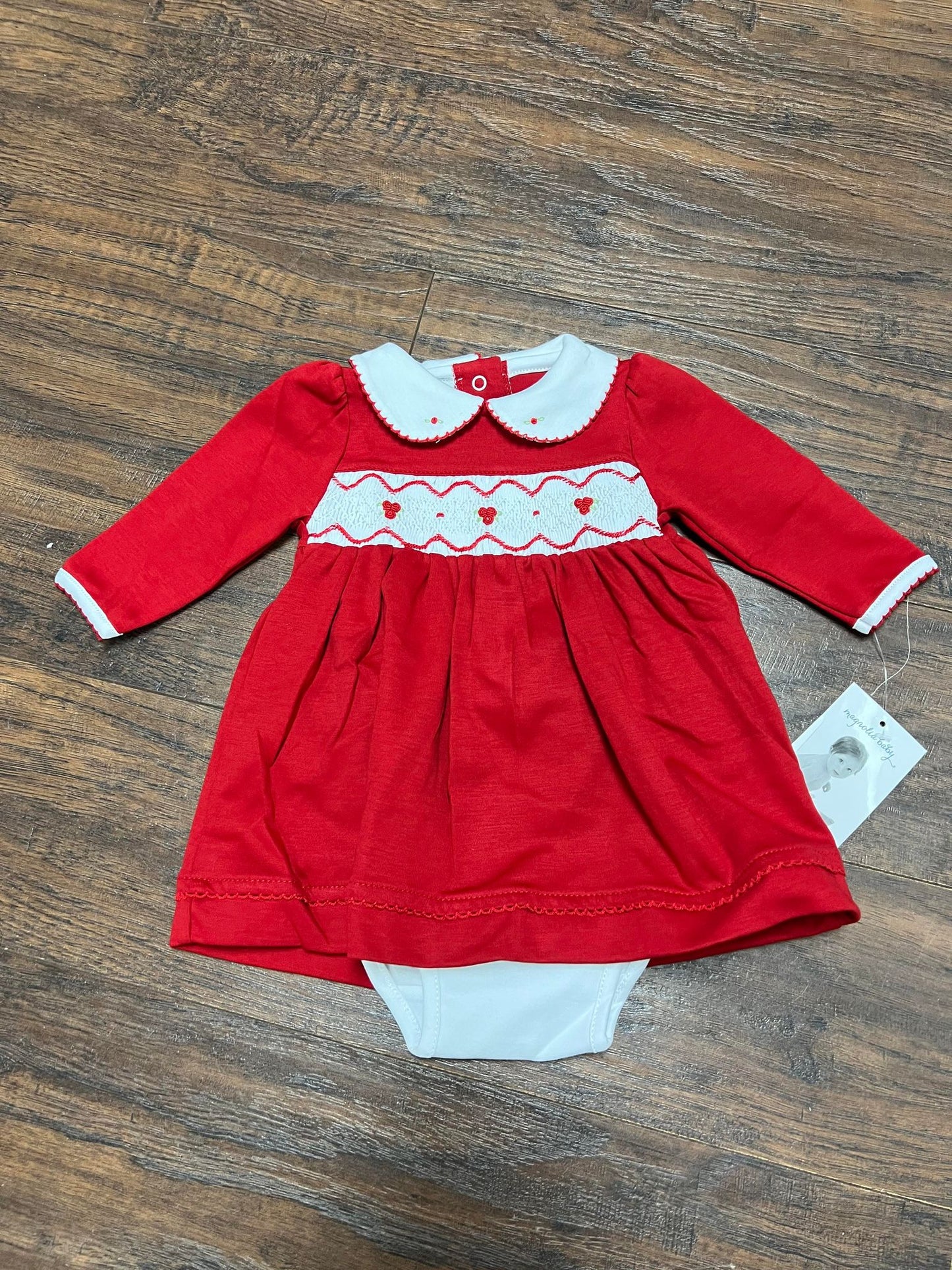 MB Cora Cooper Smocked Dress w/Bloomers