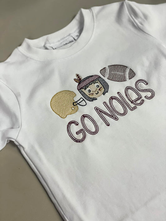 Sketch Stitch Shirt - Go Noles Trio