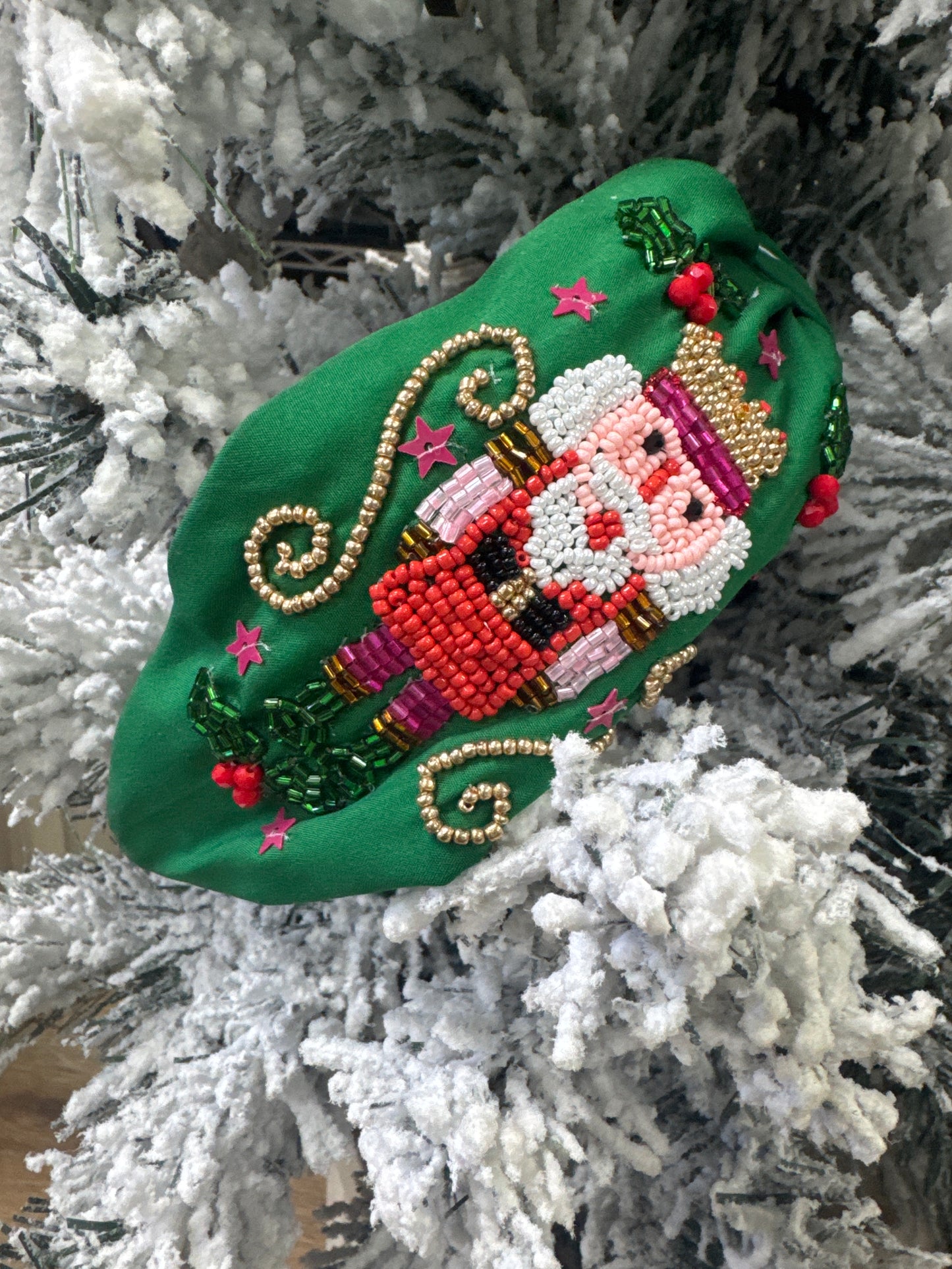 GS Nutcracker Beaded Headband
