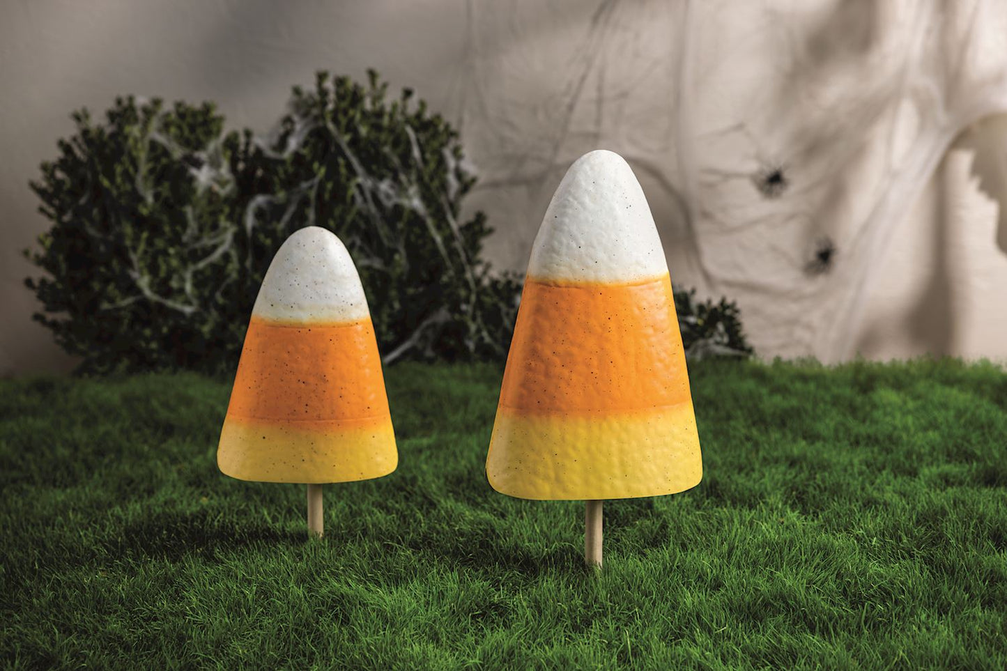 Mudpie Candy Corn Yard Stakes