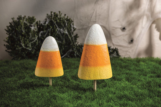 Mudpie Candy Corn Yard Stakes