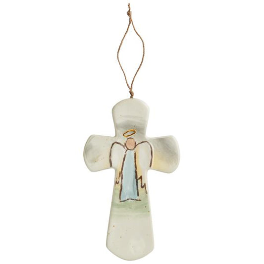 Mudpie Ceramic Nativity Cross