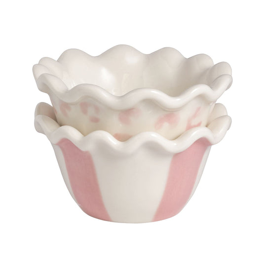 Mudpie Pink Leopard Tidbit Set