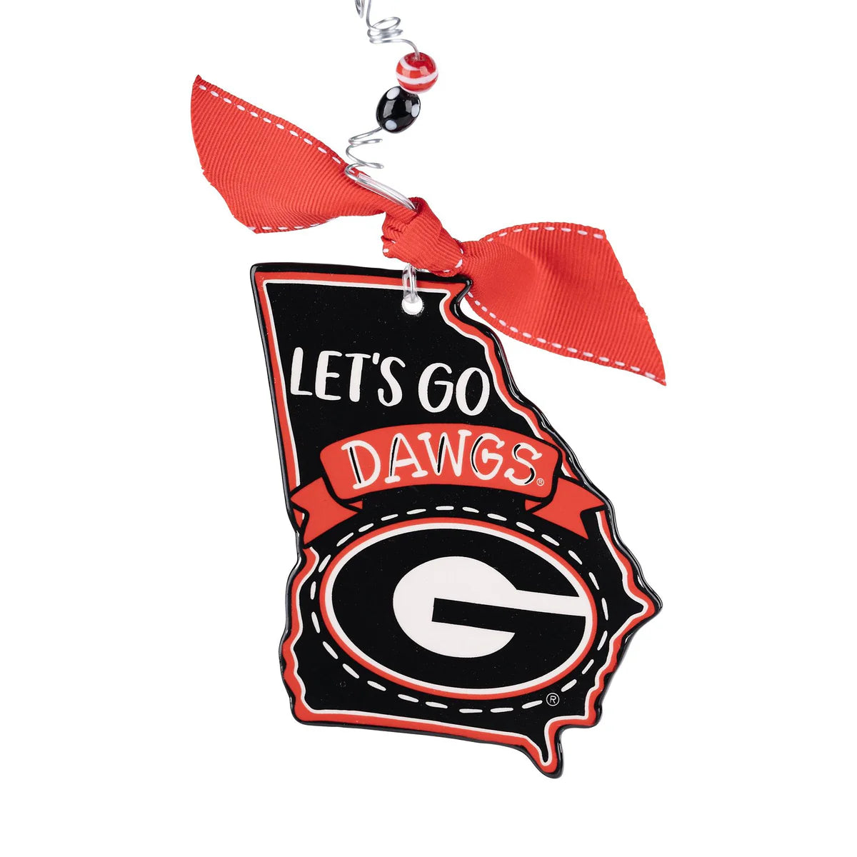 Glory Haus Let's Go Georgia Flat Ornament