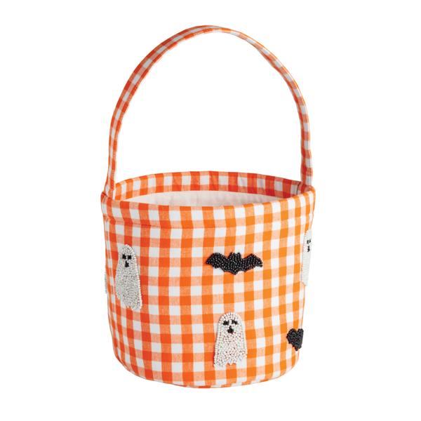 Mudpie Beaded Halloween Bucket