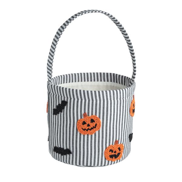 Mudpie Beaded Halloween Bucket