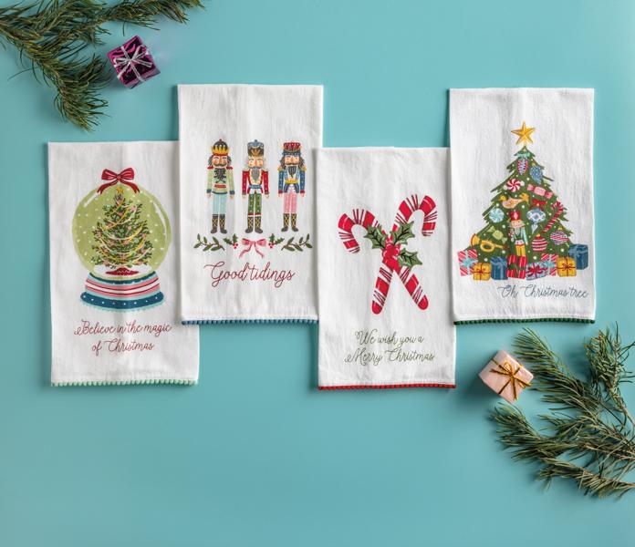Mudpie Christmas Printed Handtowel
