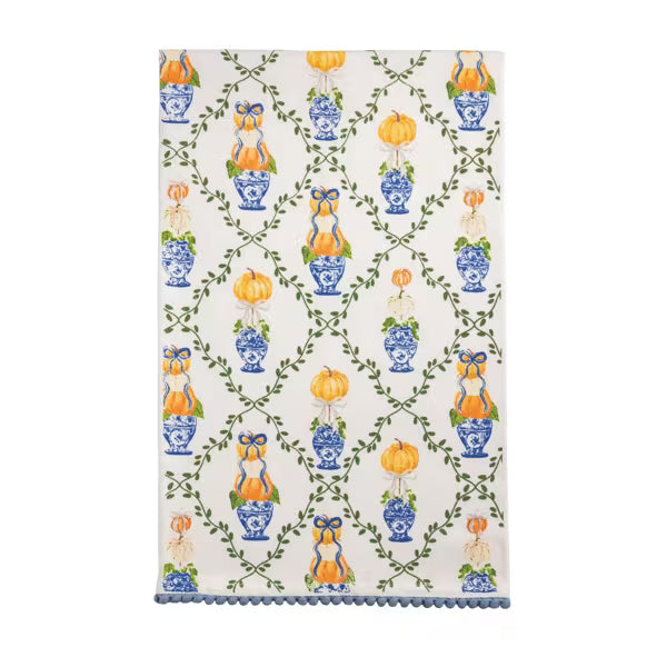 Mudpie Fall Topiary Hand Towel