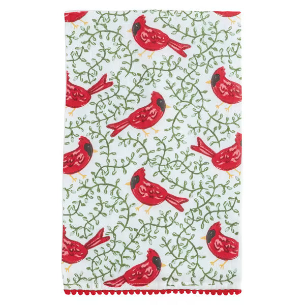 Mudpie Cardinal Hand Towels