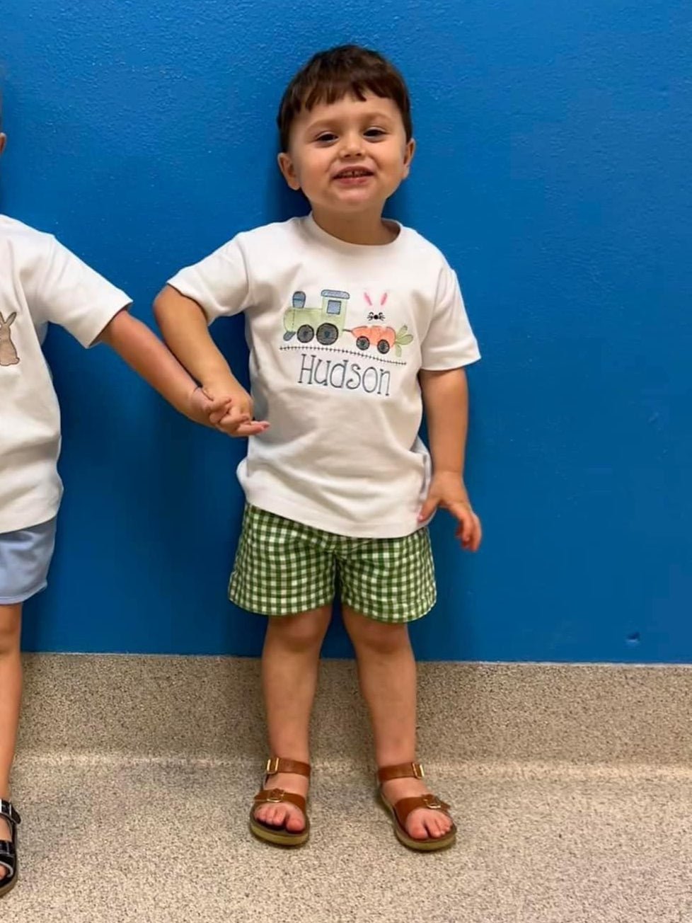 Sketch Stitch Shirt - Easter Train