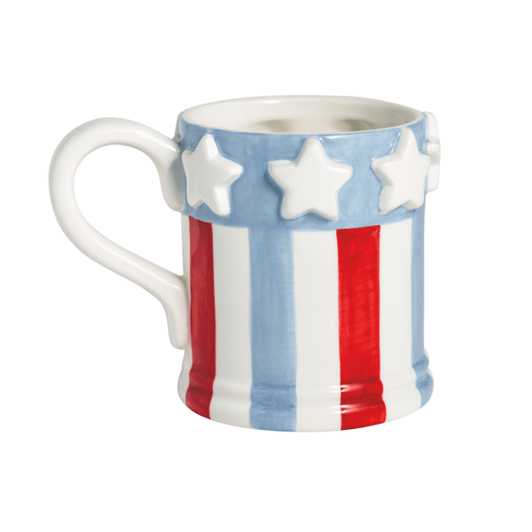 Mudpie Patriotic Ceramic Mug