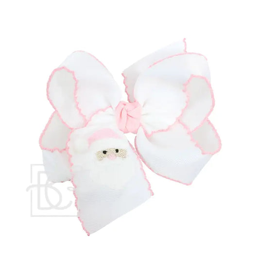 BC Embroidered Santa Bow - 5.5inch