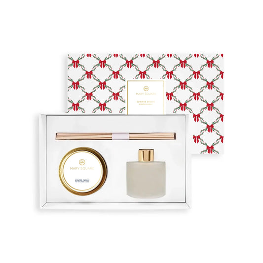 BF Mary Square Diffuser & Tin Candle Boxed Set