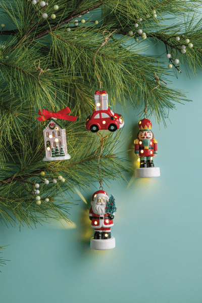 Mudpie Christmas LED Ornament