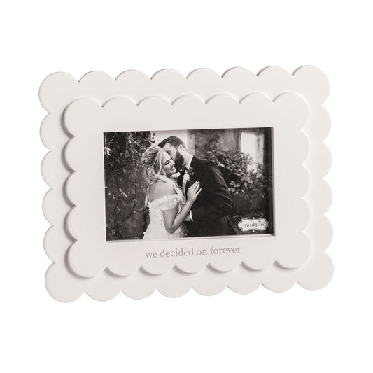 Mudpie Decided On Forever Scallop Frame