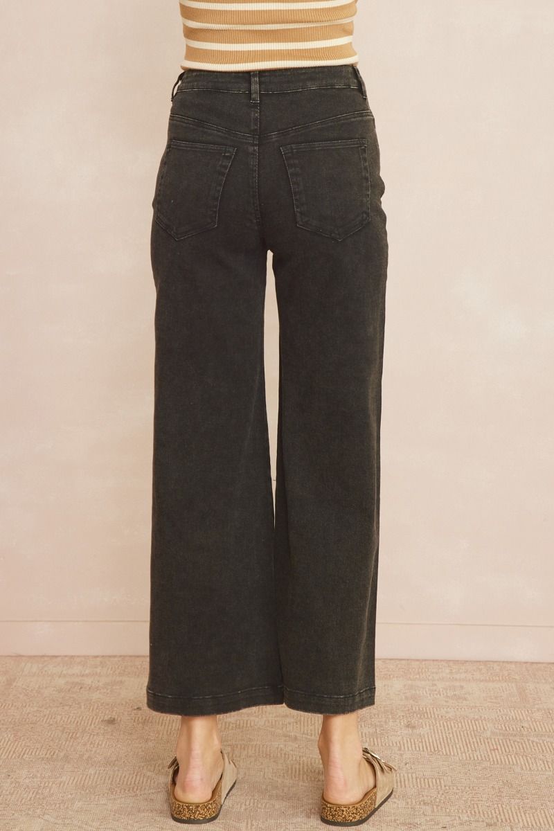 Entro Straight Leg Jean - Black