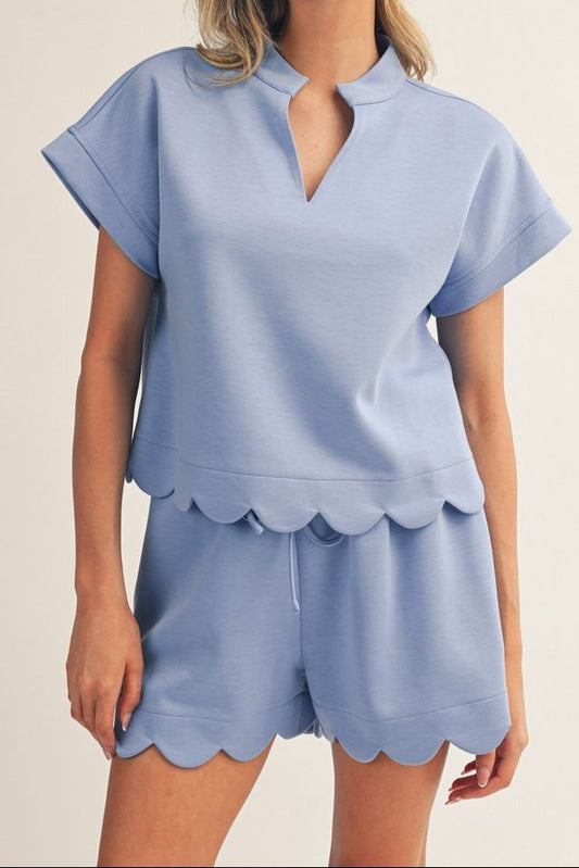 Jodifl Scalloped 2-Piece Set