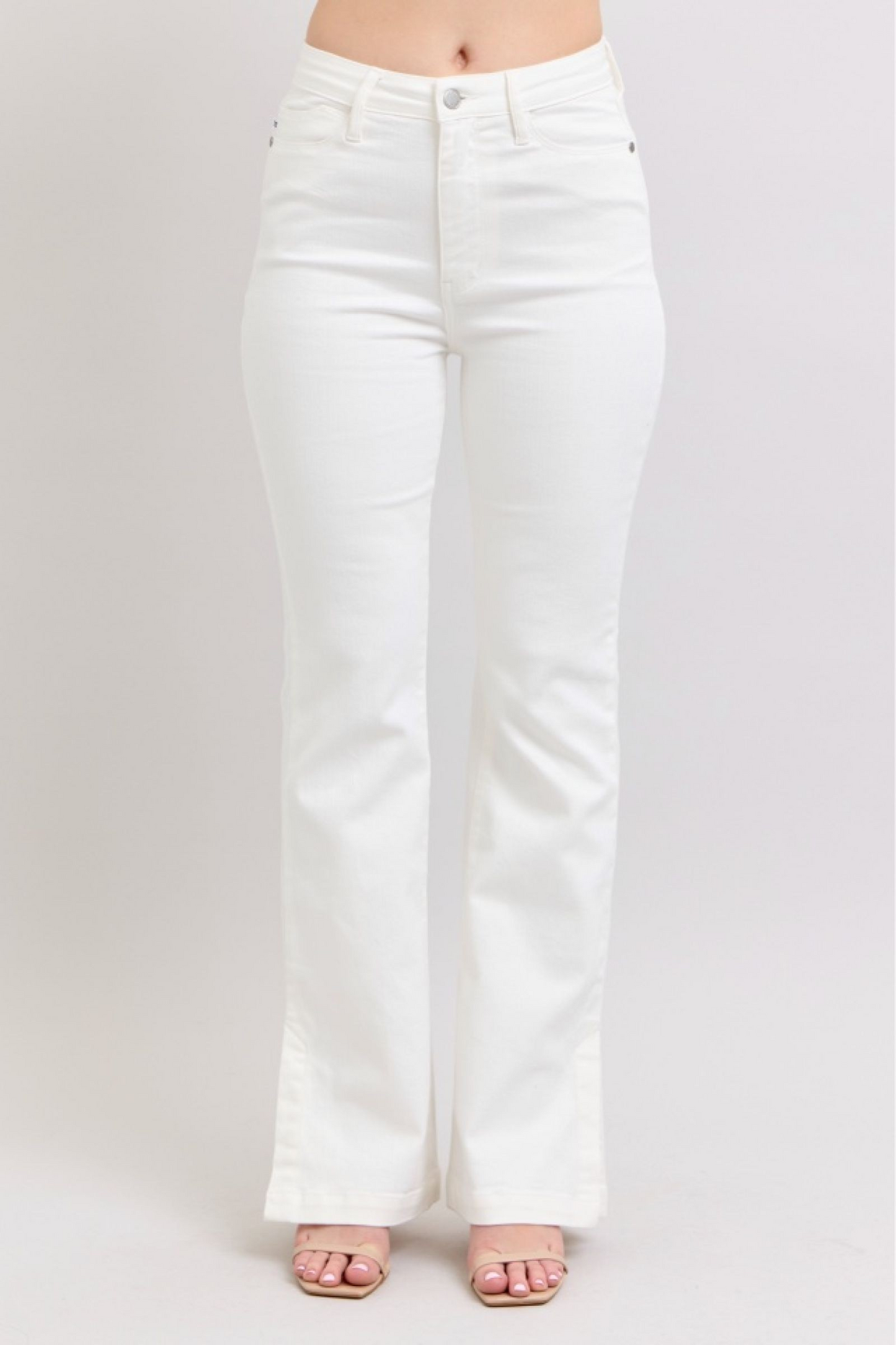 Judy Blue Side Slit Slim Bootcut Jeans