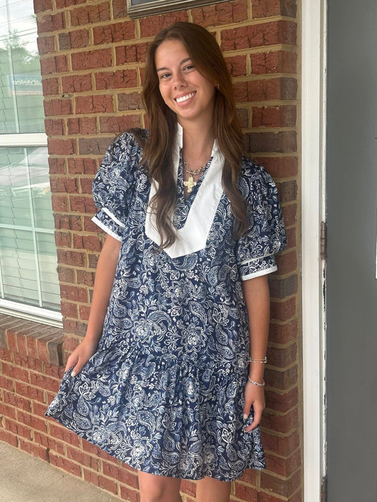 Entro Paisley Caftan Dress