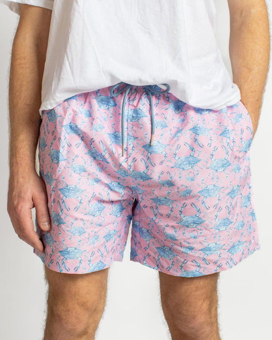 TRS Men's Chesapeake Crab Swim Trunks