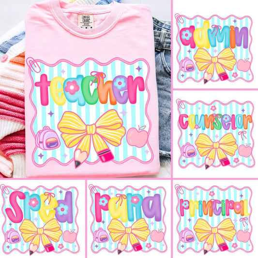 School Title Tees - Gildan and CC