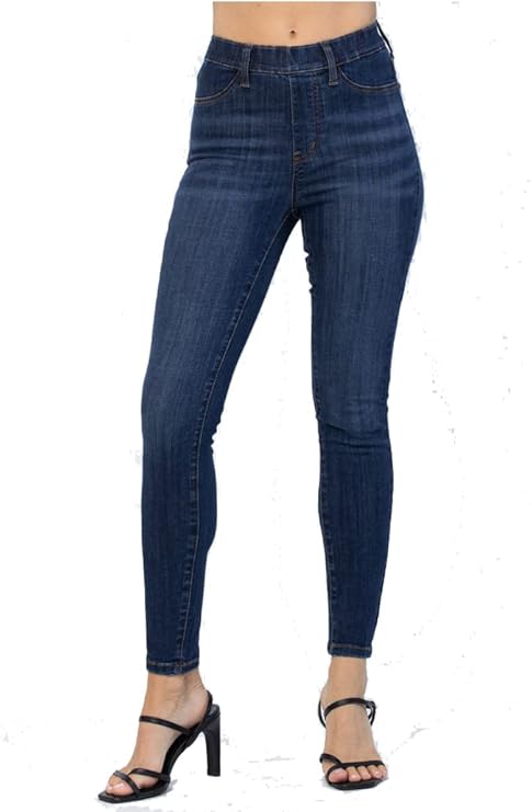 Judy Blue High Waist Patch Pocket Pull-On Skinny Jeans 88539