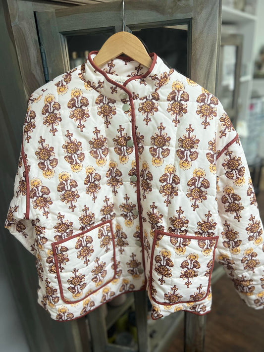 Jodifl Patterned Puffer Coat