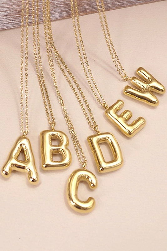 BF Josslyn Bubble Initial Necklace