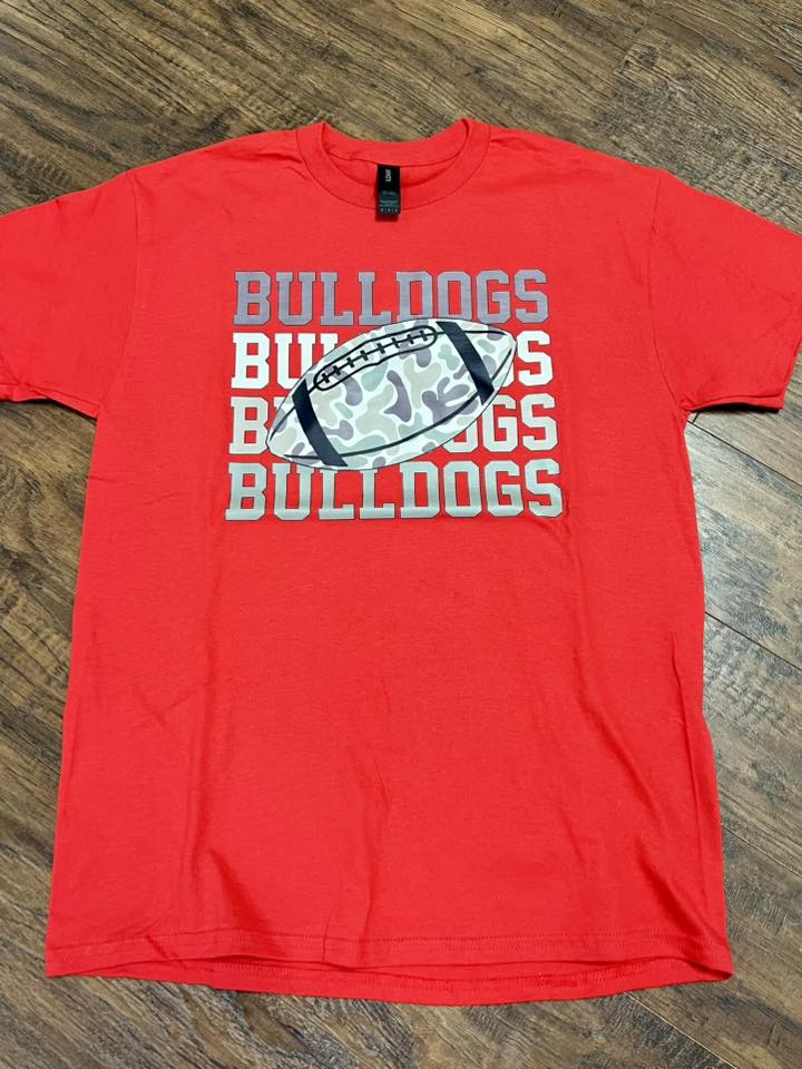 Bulldogs Camo Football Shirt
