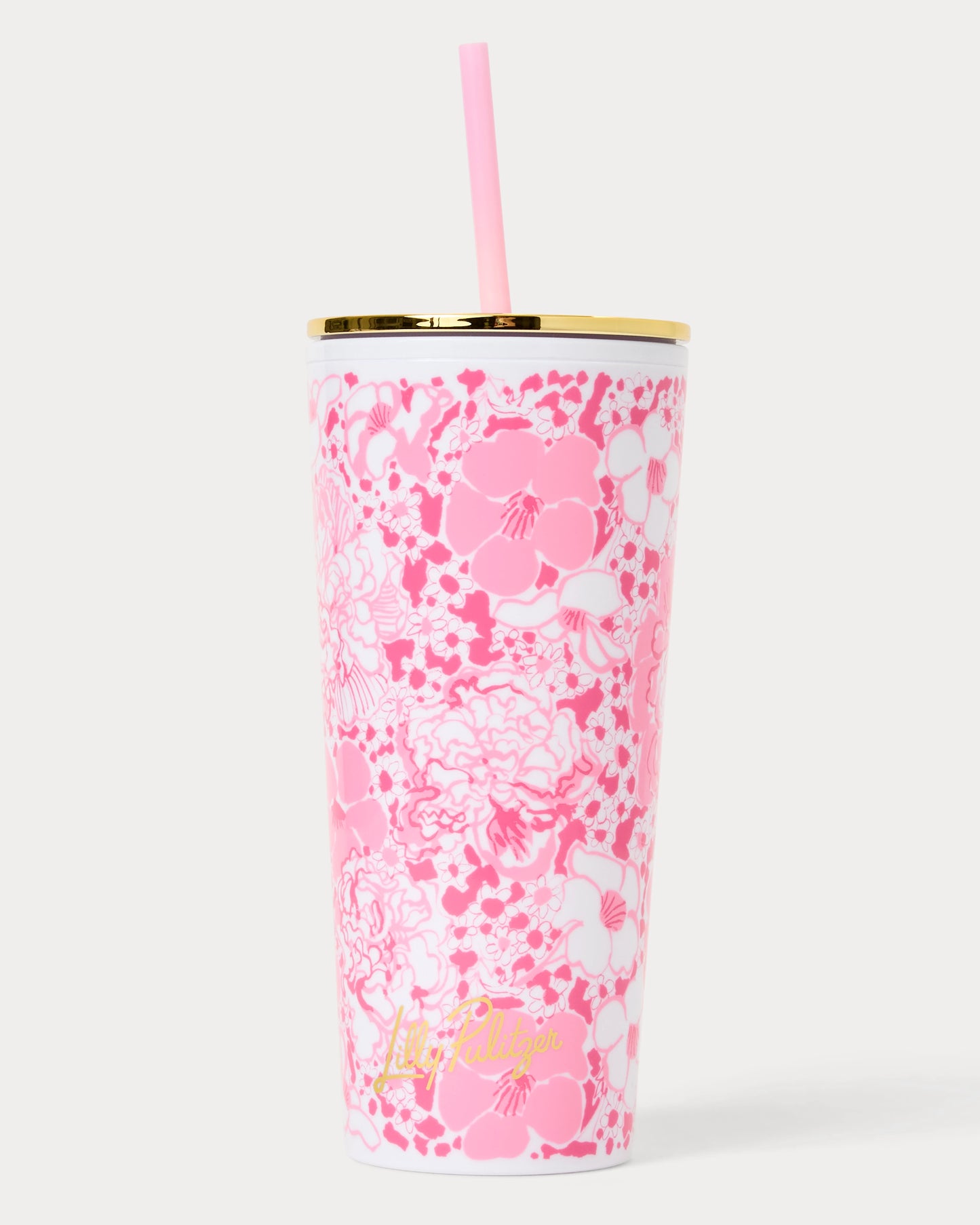 Lilly Pulitzer Straw Tumbler