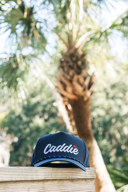 Caddie Performance Rope Hat - Navy w/ White