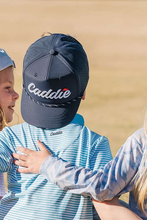 Caddie Performance Rope Hat - Navy w/ White