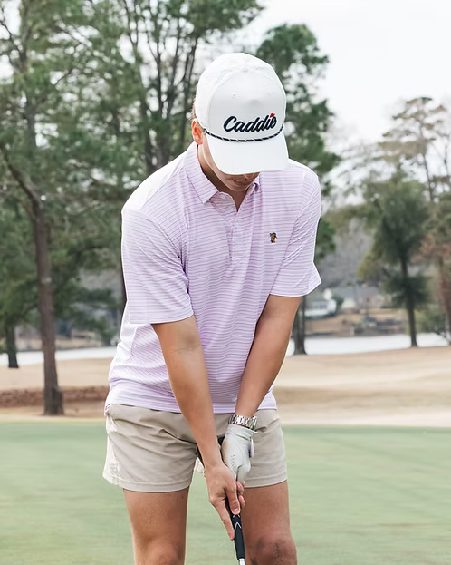Caddie Magnolia Polo - Pink