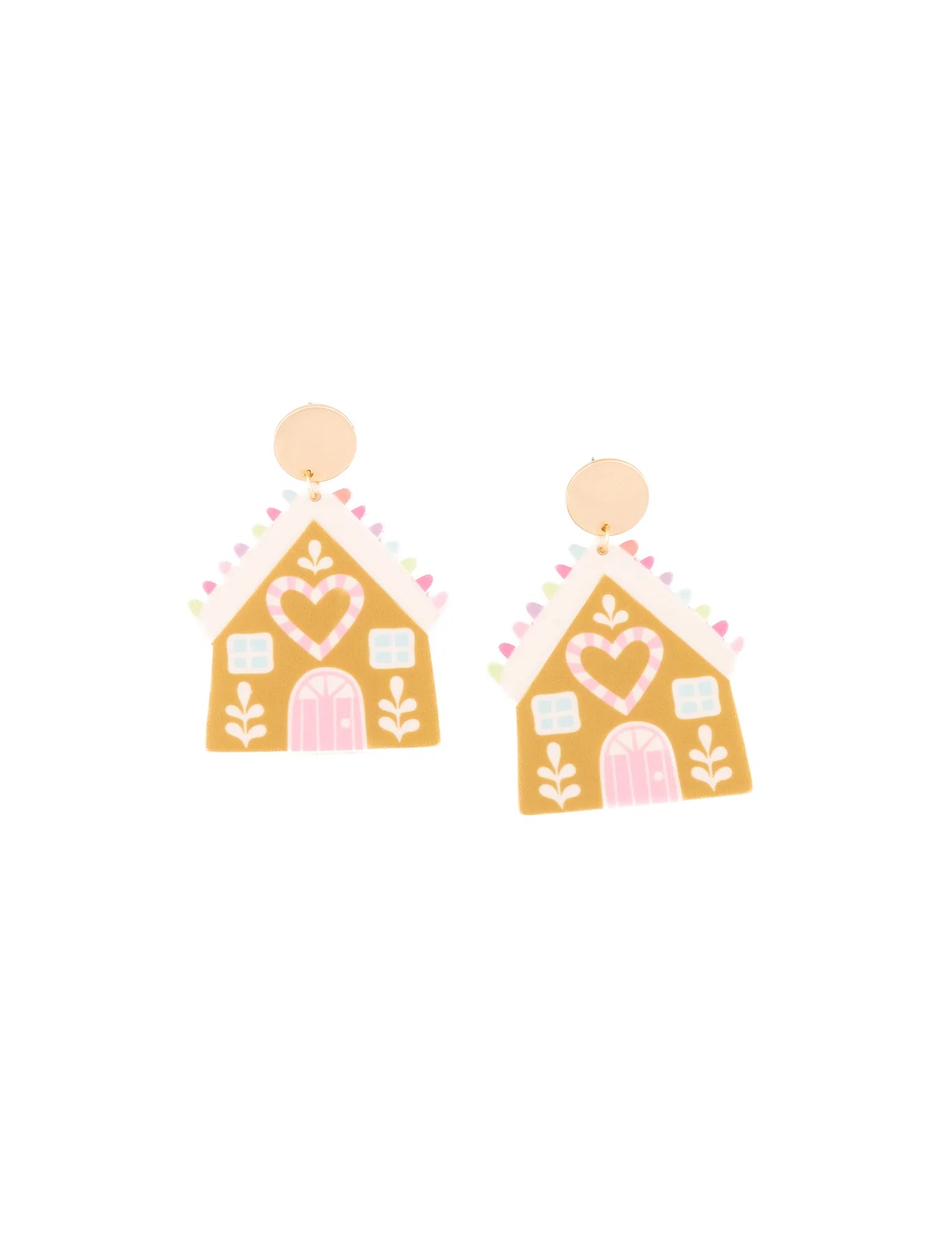 MM Gingerbread House Earrings