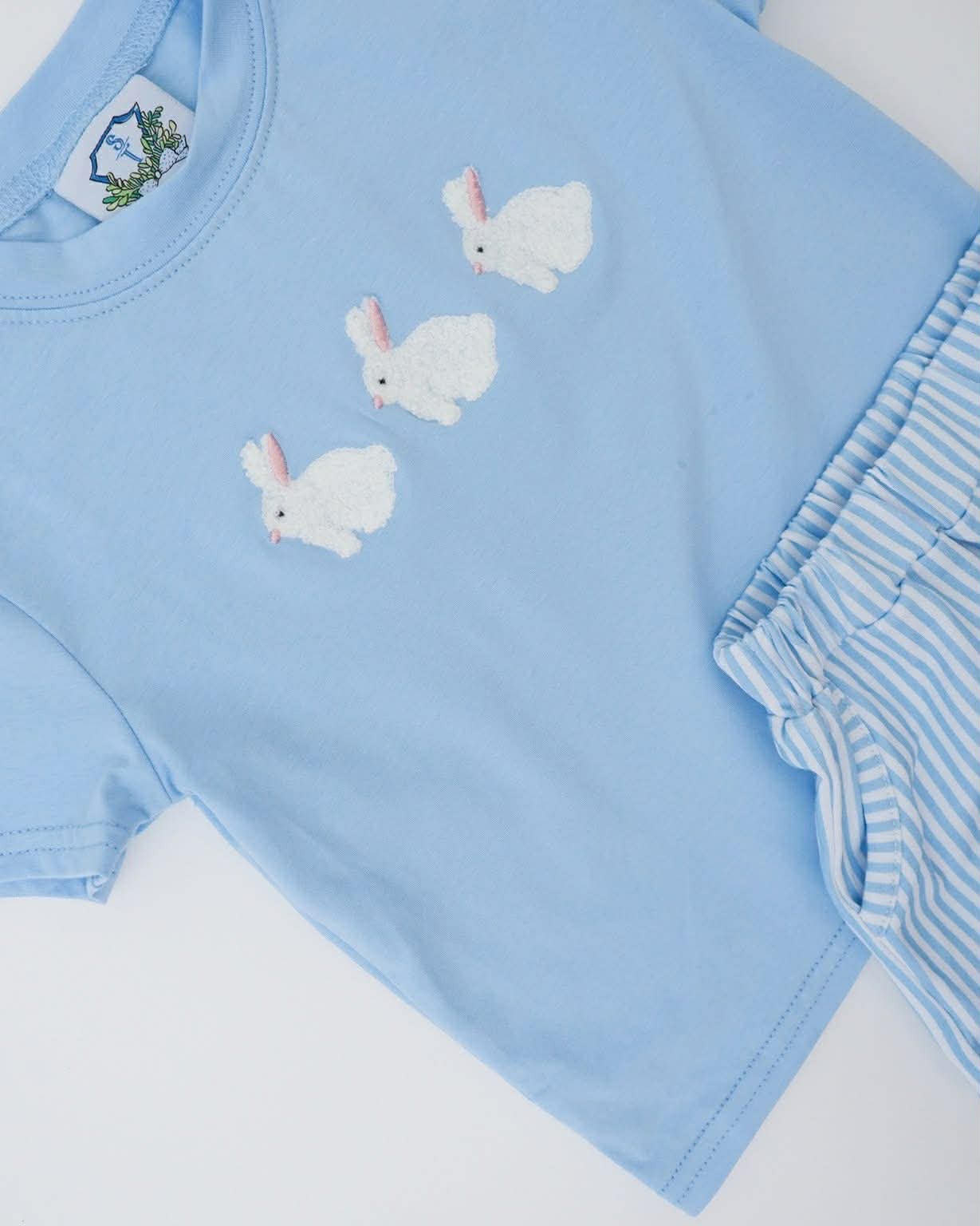 Southern Taters French Knot Bunnies Short Set