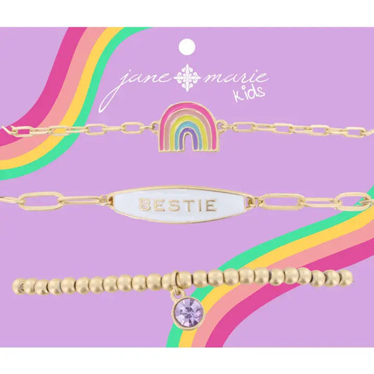 JM Kids Bestie Set of 3 Bracelets