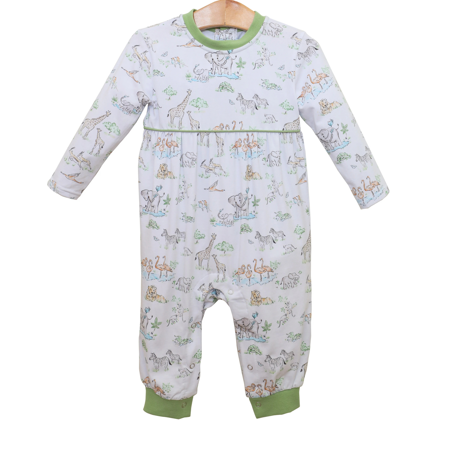 TS Safari Animals LS Romper