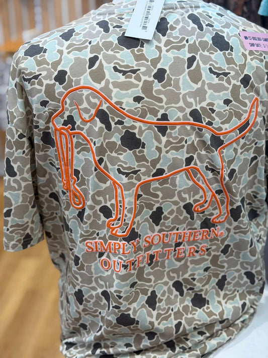 Simply Southern Dog Logo - Camo Shield