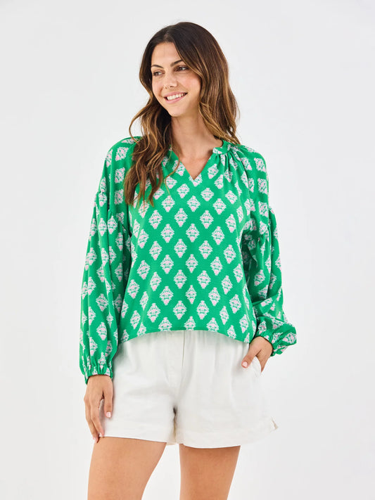 Mary Square Scarlette Top