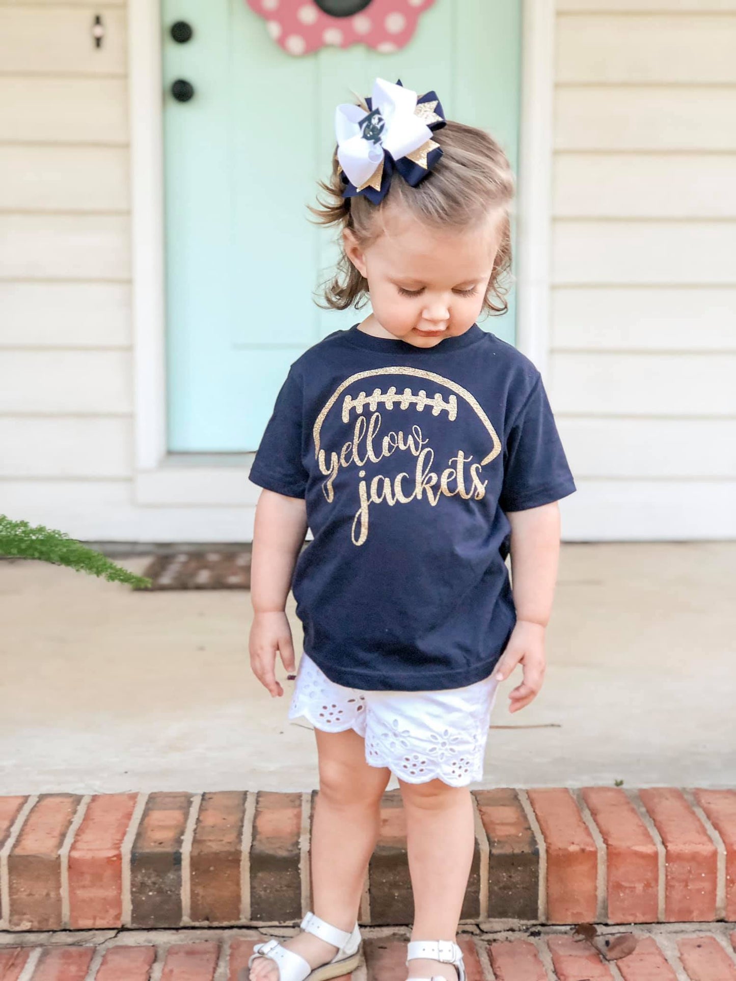 Heat Press Shirt - Glitter Cursive Football Teams