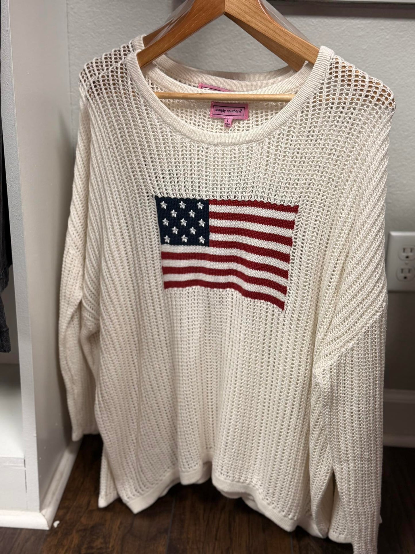 Simply Southern Flag Sweater