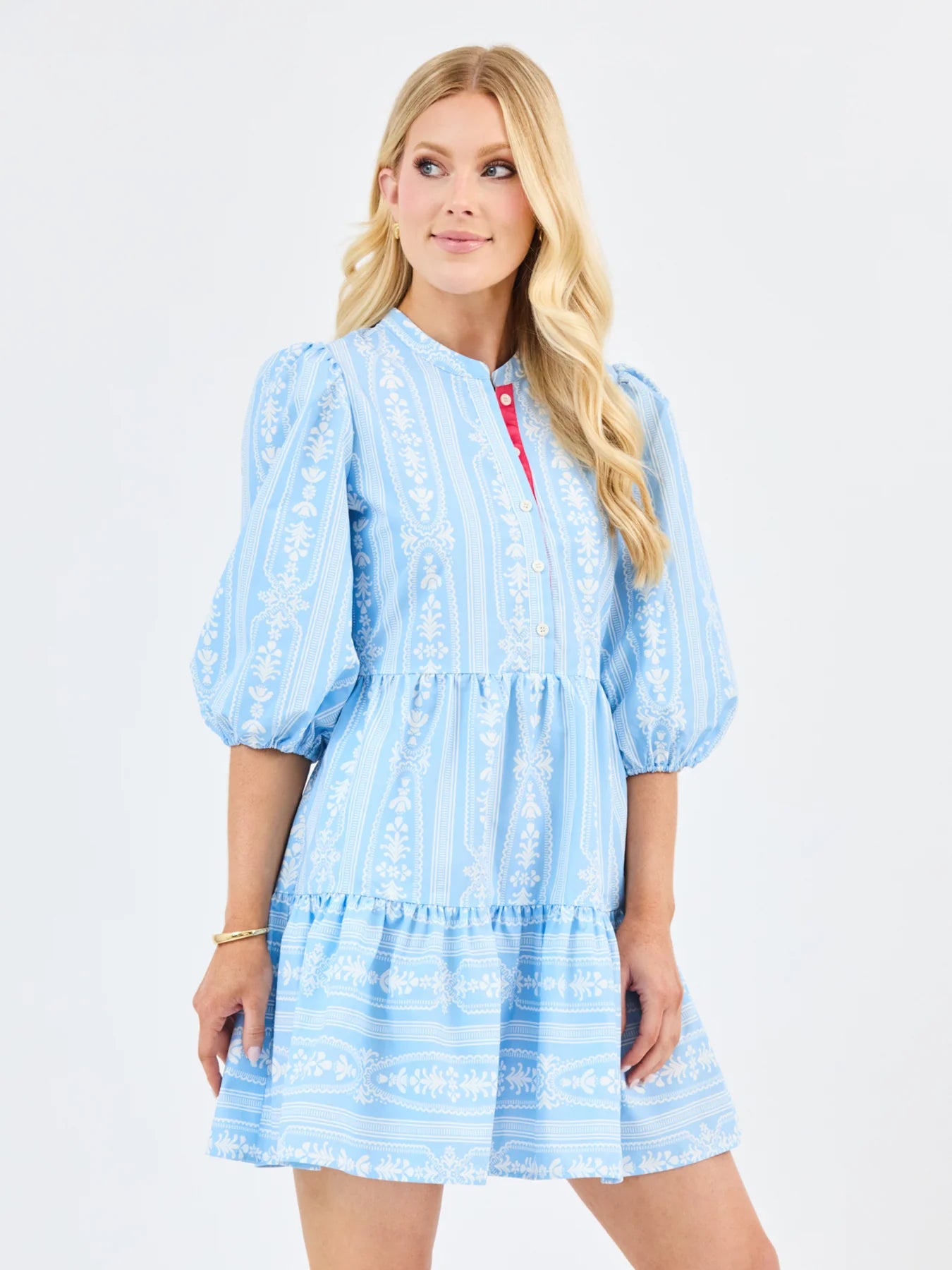 Mary Square Riley Dress - Tulip Tapestry